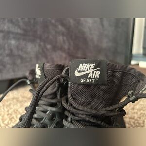 Nike Air SF AF1 Black/Gum Mid